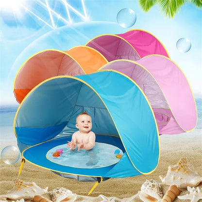Baby Beach Tent with Splash Pool 1