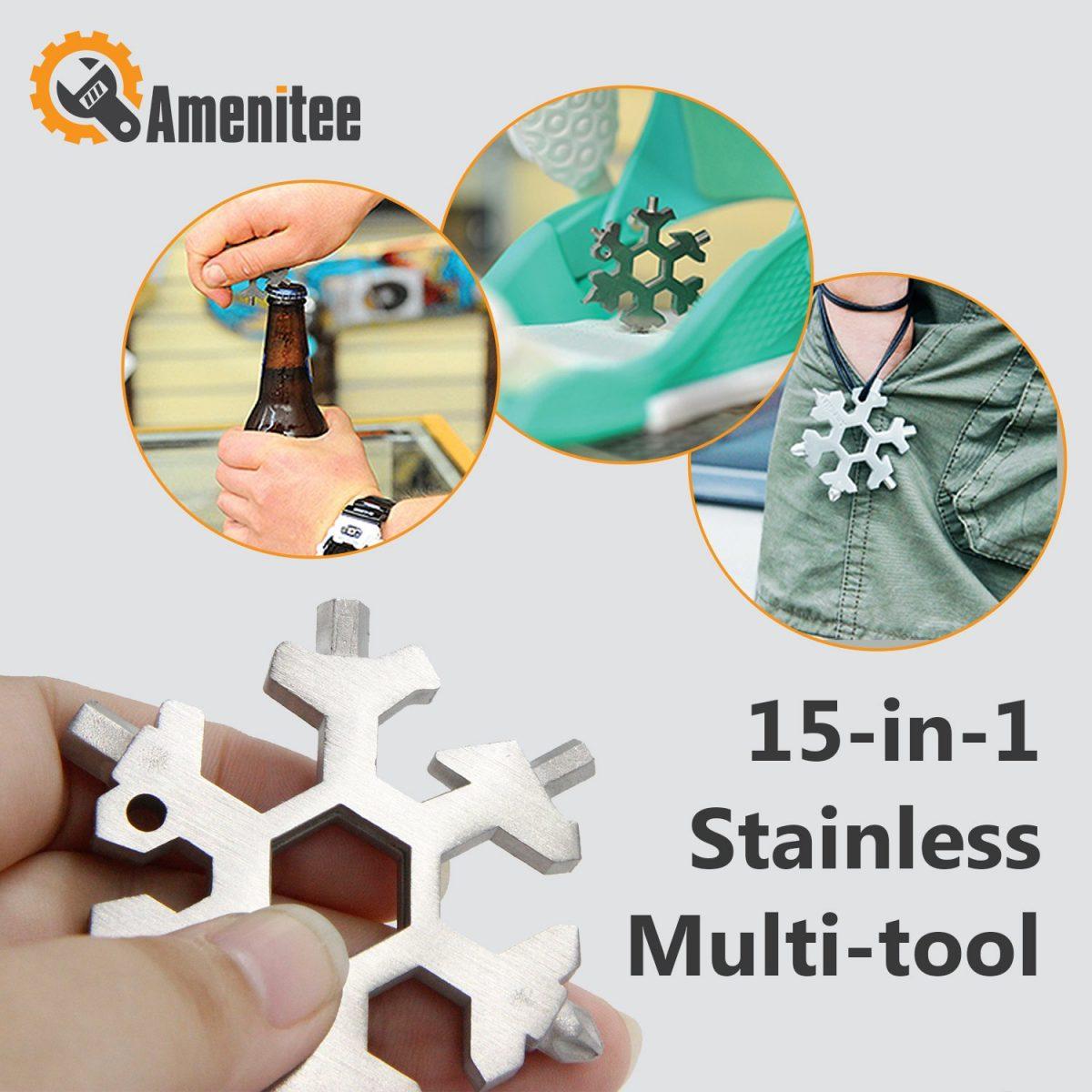 Amenitee 15-in-1 Stainless Multi-tool 1