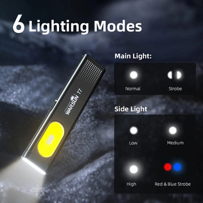 Compact Multi-Mode Pocket LED Flashlight 1