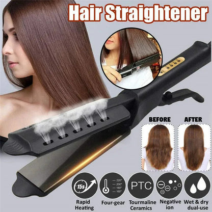 Four Gear Ceramic Tourmaline Ionic Flat Iron Hair Straightener 1