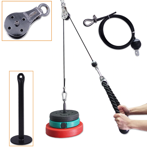Home Workout Fitness Pulley Cable System 1