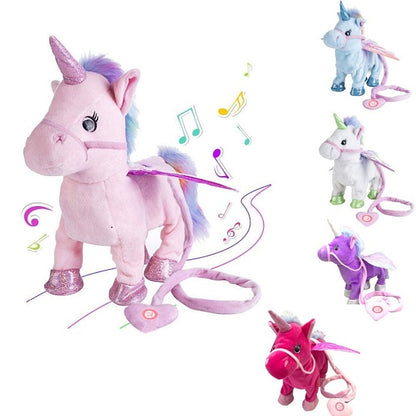 Electric Walking Unicorn Plush Toy 1