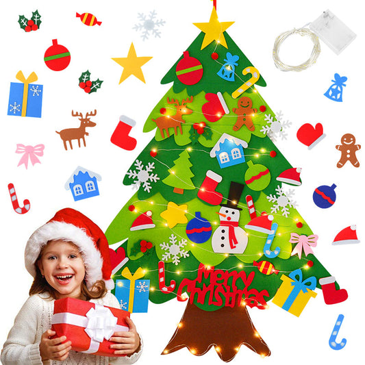 DIY Felt Christmas Trees 1