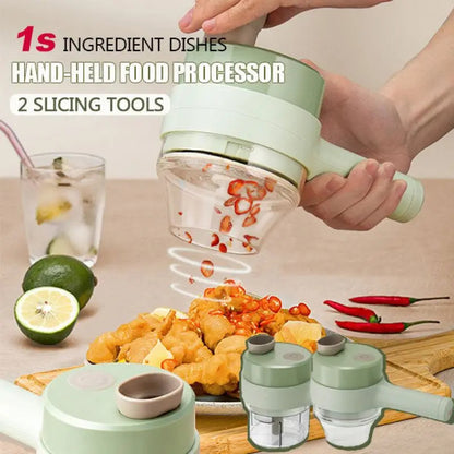 4 In 1 Handheld Electric Vegetable Cutter 1