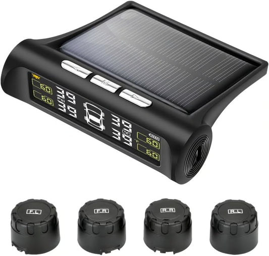 Solar Power Car Tire Pressure Monitoring Tool 1