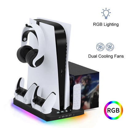 PS5 Slim Controller Charging Cooling Station 1