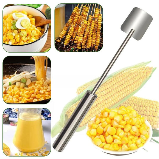 Long Handle Stainless Steel Corn Stripping Tool StripChef 1