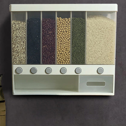 Wall-mounted dry food dispenser 1