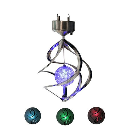 LED Color Changing Solar Wind Chime Light 1
