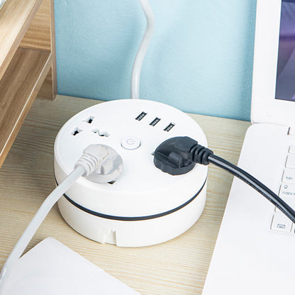 Round Universal USB Power Strip 1