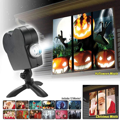 Halloween & Christmas  Holographic Projection 1