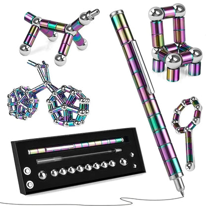 Multifunctional Spinning Metal Fidget Pen 1
