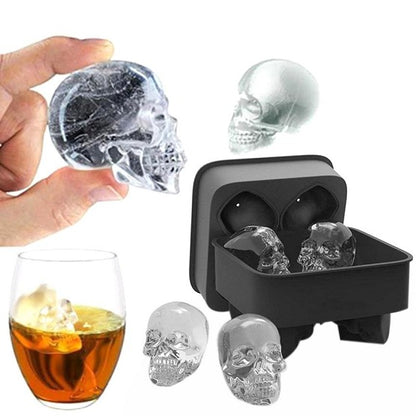 3D Skull Ice Cube Molds 1