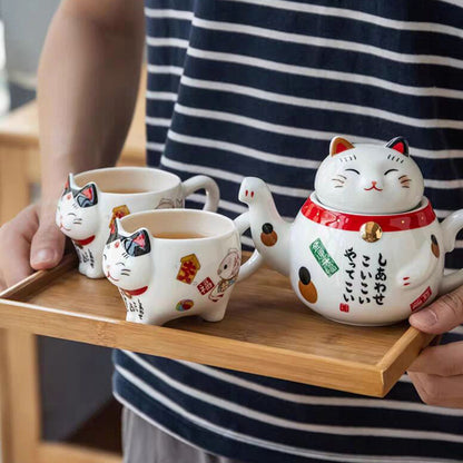 Lucky Cat Tea Set 1