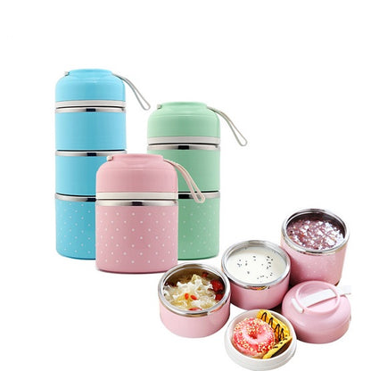 Leak-Proof Stainless Steel Thermal Lunch Boxs 1