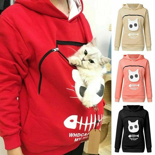 Pet Carrier Hoodie-Cat Hoodie 1