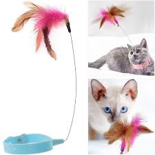 Cat Interactive Feather Collar Teaser Toy 1